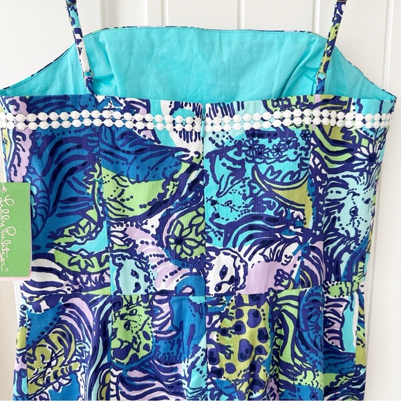 Lily Pulitzer Jesse Skort Romper in Cattitude - Picture 6 of 12